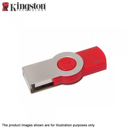 Kingston 32GB USB 3.0 Data Traveler 101 G3 Flash Drive (Red)
