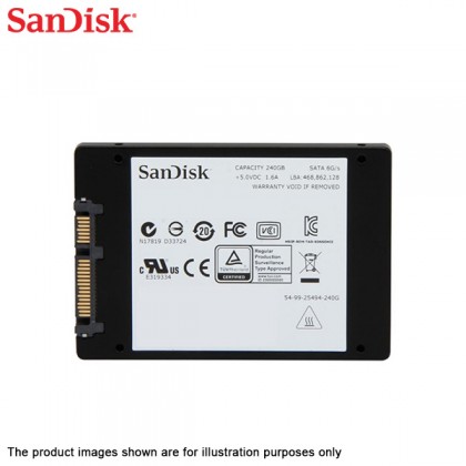 SanDisk Ultra II 240GB SATA 6G/s 2.5-Inch 7mm Height Solid State Drive SSD with Read Up To 550MB/s