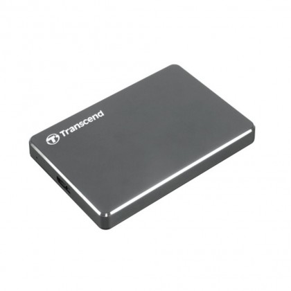 Transcend 2TB StoreJet 25C3N Extra-Slim USB3 Portable Hard Drive - Iron Grey