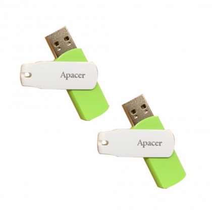 Apacer 8GB USB 2.0 Swivel Flash Drive AH335 x 2 units