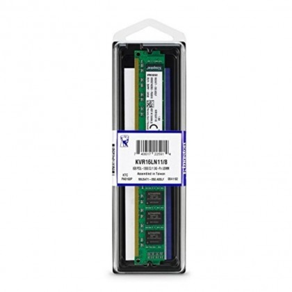 Kingston 8GB DDR3L 1600 Non-ECC CL11 1.35V Low Voltage 240-Pin Desktop Value RAM