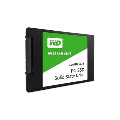 WD 120GB Green PC SSD 2.5" SATA III 6Gb/s 7mm Solid State Drive WD 120GB Green PC SSD 2.5" SATA III 6Gb/s 7mm Solid State Drive