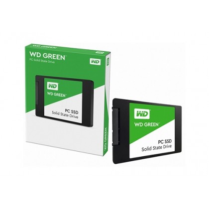 WD 120GB Green PC SSD 2.5" SATA III 6Gb/s 7mm Solid State Drive WD 120GB Green PC SSD 2.5" SATA III 6Gb/s 7mm Solid State Drive