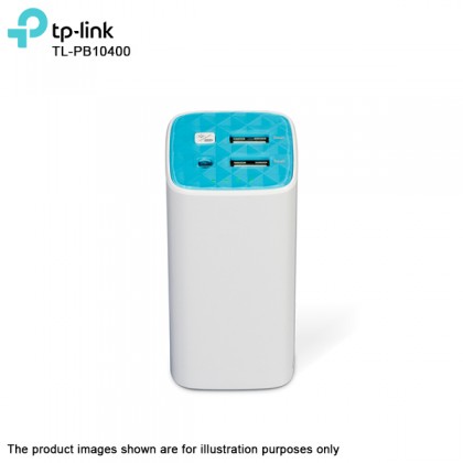 TP-LINK TL-PB10400 High Capacity 10400mAh Dual-Port Portable USB Battery Charger Power Bank For Smartphones & Tablets