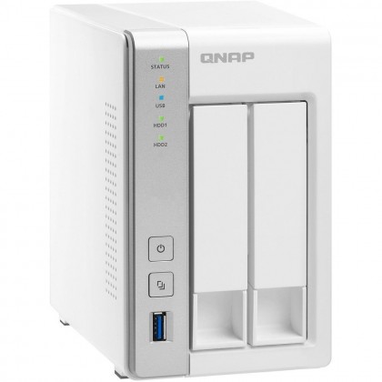 QNAP TS-231P Two-Bay SOHO Turbo NAS with 1GB RAM & 2 x GbE LAN