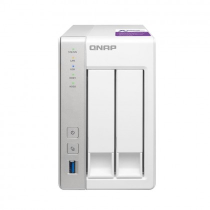 QNAP TS-231P Two-Bay SOHO Turbo NAS with 1GB RAM & 2 x GbE LAN