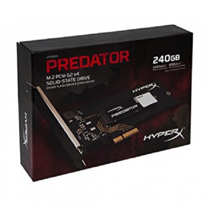 Kingston HyperX Predator 240GB M.2 2280 PCIe Gen2 x4 Solid State Drive SSD