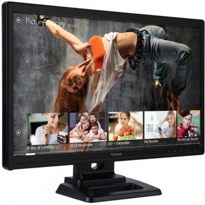 ViewSonic TD2420 24"inch Full HD 1080p VGA DVI HDMI Optical Multi Touch LED Monitor With Speakers