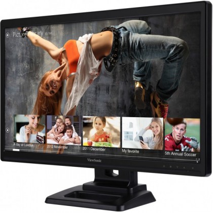 ViewSonic TD2420 24"inch Full HD 1080p VGA DVI HDMI Optical Multi Touch LED Monitor With Speakers