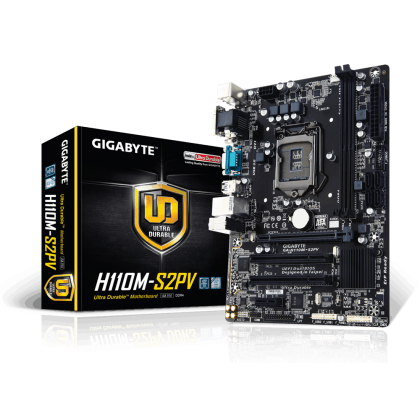Gigabyte GA-H110M-S2 7th 6th Gen 1151 DDR4 VGA Micro ATX Intel Motherboard