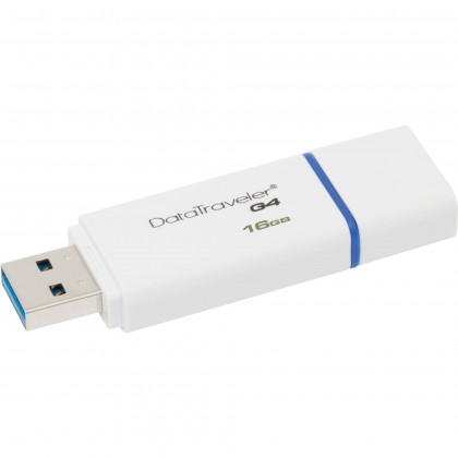 KINGSTON 16GB DataTraveler G4 USB 3.1 / 3.0 / 2.0 Flash Drive DTIG4/16GBFR