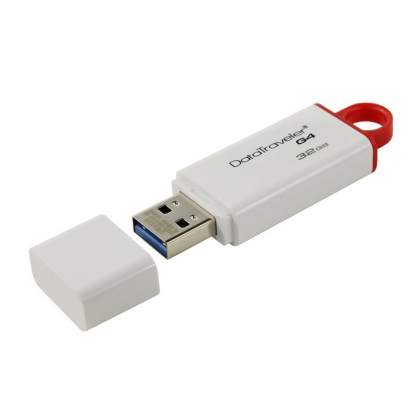 KINGSTON 32GB DataTraveler G4 USB 3.1 / 3.0 / 2.0 Flash Drive DTIG4/32GBFR