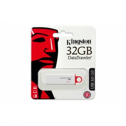 KINGSTON 32GB DataTraveler G4 USB 3.1 / 3.0 / 2.0 Flash Drive DTIG4/32GBFR
