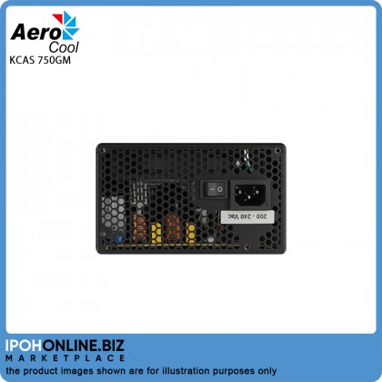 Aerocool KCAS-750GM 750W RGB Modular 80 PLUS Gold Gaming Power Supply