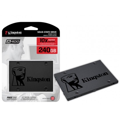 Kingston 240GB A400 2.5 inch Internal SATA SSD (SA400S37/240G) Kingston 240GB A400 2.5 inch Internal SATA SSD (SA400S37/240G)