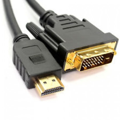 1.8 Meter HDMI Male to DVI 24 + 1 Male HD Video Cable(Black) 1.8 Meter HDMI Male to DVI 24 + 1 Male HD Video Cable(Black)