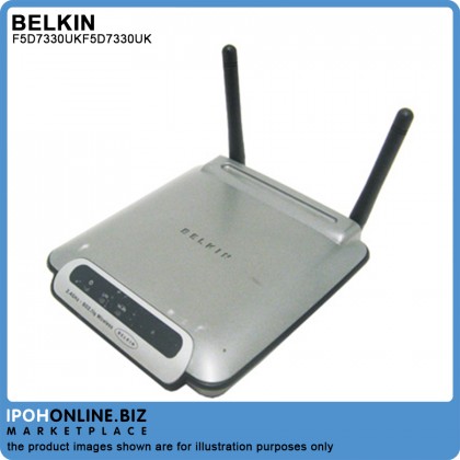 Belkin F5D7330UK 802.11g 54Mbps Wireless Ethernet Bridge 