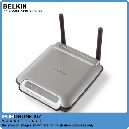 Belkin F5D7330UK 802.11g 54Mbps Wireless Ethernet Bridge 
