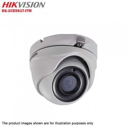 HIKVISION DS-2CE56F1T-ITM 3MP Turbo HD Indoor Outdoor EXIR Turret CCTV Camera HIKVISION DS-2CE56F1T-ITM 3MP Turbo HD Indoor Outdoor EXIR Turret CCTV Camera