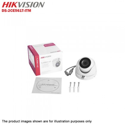 HIKVISION DS-2CE56F1T-ITM 3MP Turbo HD Indoor Outdoor EXIR Turret CCTV Camera HIKVISION DS-2CE56F1T-ITM 3MP Turbo HD Indoor Outdoor EXIR Turret CCTV Camera