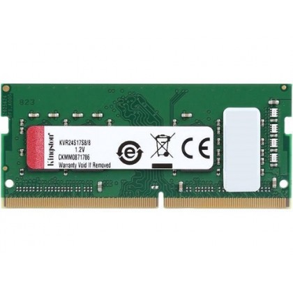 Kingston 8GB 2400Mhz DDR4 2400 260 PIN SODIMM NOTEBOOK Value RAM KVR24S17S8/8