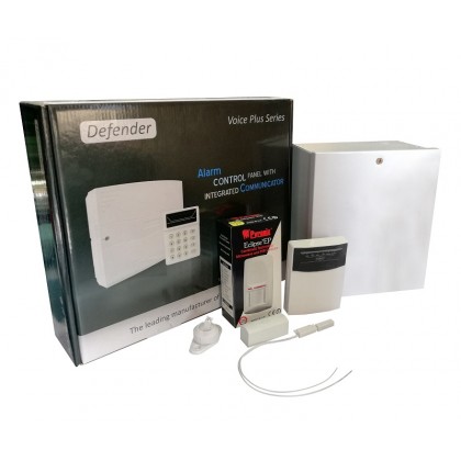 Defender 8 Zones Intruder Alarm with Smart Security Alarm Package