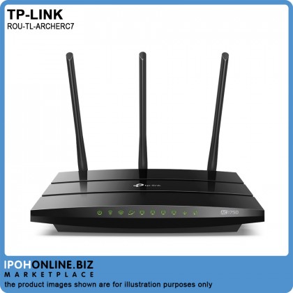 TP-LINK Archer C7 AC1750 Wireless Dual Band Gigabit Router