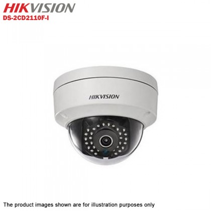 HIKVISION DS-2CD2110F-I 4mm 1.3MP IR Fixed Dome Network CCTV HD Camera