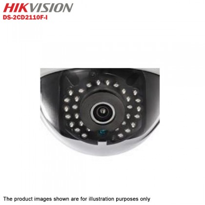 HIKVISION DS-2CD2110F-I 4mm 1.3MP IR Fixed Dome Network CCTV HD Camera