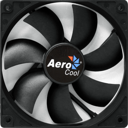 Aerocool Dark Force 12cm Black 7 Blades Fan with Anti Vibration Screws