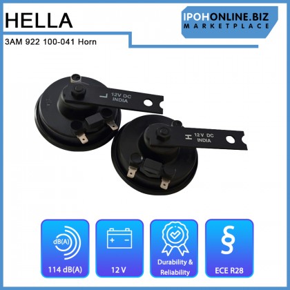 Hella 3AM 922 100-041 Strong Tone Horn Set Hella 3AM 922 100-041 Strong Tone Horn Set