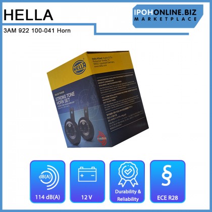 Hella 3AM 922 100-041 Strong Tone Horn Set Hella 3AM 922 100-041 Strong Tone Horn Set