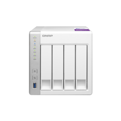 QNAP TS-431P 4 Bay SOHO 2 core Turbo NAS USB 3.0 with 1GB RAM & 2 x GbE LAN
