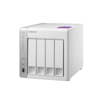 QNAP TS-431P 4 Bay SOHO 2 core Turbo NAS USB 3.0 with 1GB RAM & 2 x GbE LAN