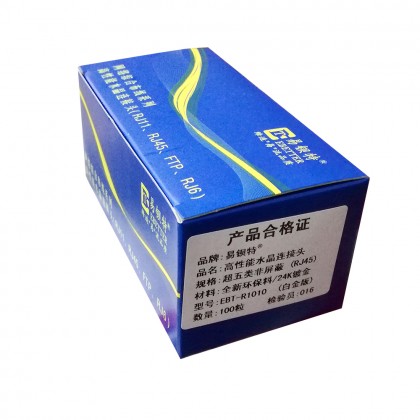 OEM EBETTER RJ45 Cat5 Modular Plug Network Connector (100pcs)