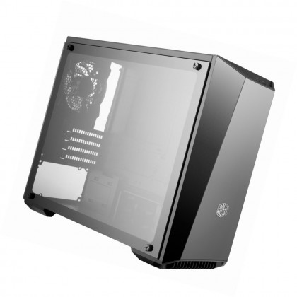 Cooler Master MasterBox Lite 3.1 TG Micro ATX Casing with Dark Mirror Front Tempered Glass Side Panel Customizable Trim Colors MCW-L3S3-KGNN-00