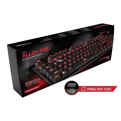 Kingston HyperX Alloy FPS Cherry MX Brown Mechanical Gaming Keyboard HX-KB1BR1-NA/A3