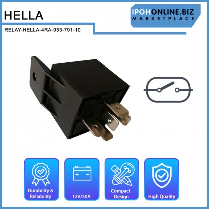 Hella 12V 30A 4RA 933 791-101 Relay