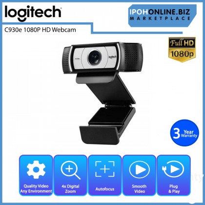 Logitech C930e 1080P HD Webcam for Business 