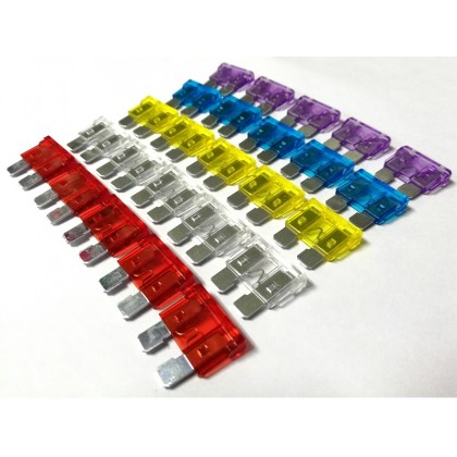 25pcs 10A 15A 20A 25A 35A Assorted Mixed Standard Car Auto Blade Fuse 25pcs 10A 15A 20A 25A 35A Assorted Mixed Standard Car Auto Blade Fuse