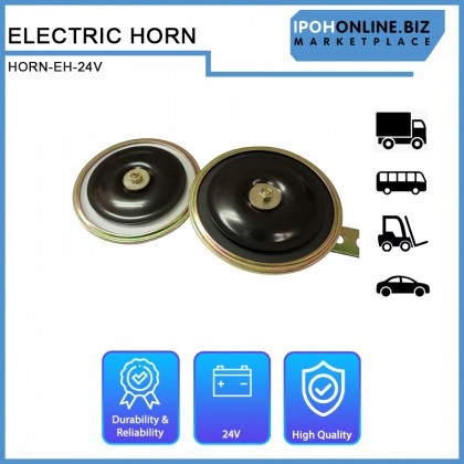 IPOHONLINE Electric Horn 24V High Low Disc Electric Horn IPOHONLINE Electric Horn 24V High Low Disc Electric Horn