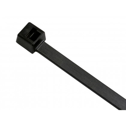 5.2mm X 300mm Self-Locking Nylon Cable Tie Black - 100 Pcs