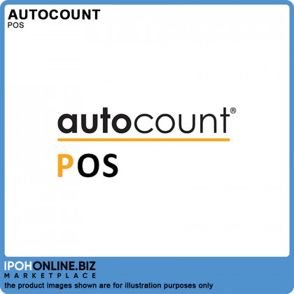 Autocount POS Software Yearly Premium Subscription Plans - 12 Month - New Version V3.0.26.144 New Tax Code + Free 16GB Autocount Pendrive