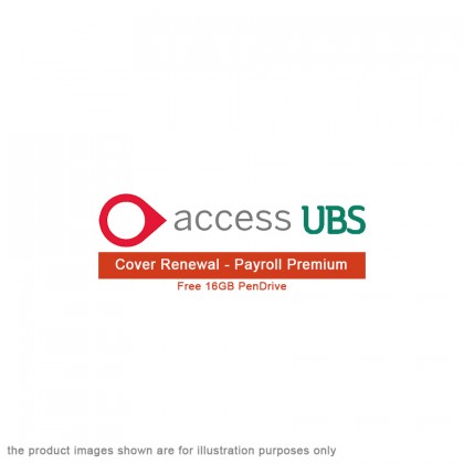 Access Cover Renewal - Payroll Premium - 1 Year (Basic) + Free 16GB Pendrive