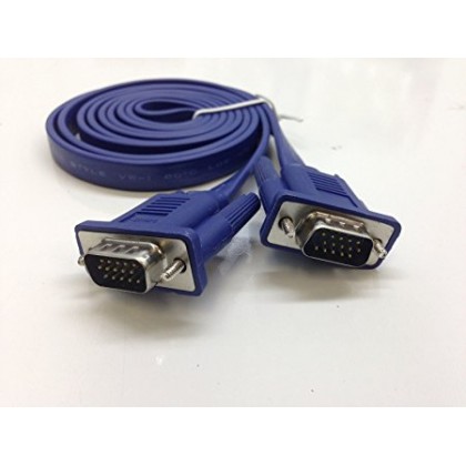 Havit 1.5M Flat Copper Blue Male to Male High Quality VGA Cable Havit 1.5M Flat Copper Blue Male to Male High Quality VGA Cable