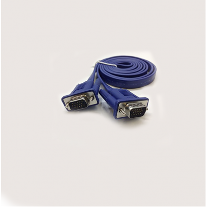 Havit 1.5M Flat Copper Blue Male to Male High Quality VGA Cable Havit 1.5M Flat Copper Blue Male to Male High Quality VGA Cable