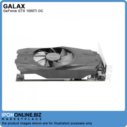 Galax GeForce GTX 1050 Ti 4GB GDDR5 128Bit PCIE OC Factory Overclocked DVI-D HDMI DP Gaming Mining Graphic Card