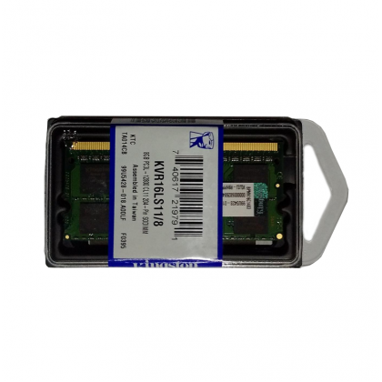 Kingston 8GB PC3L-12800 DDR3L 1600 204 Pin Low Voltage SODIMM Notebook Value Ram KVR16LS11/8