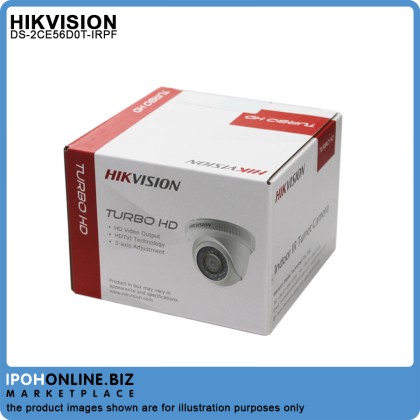 Hikvision DS-2CE56D0T-IRPF 2MP Turbo HD 1080P  Indoor Fixed Turret Camera