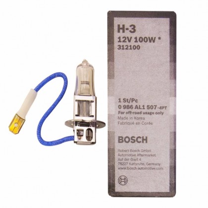 Bosch H-3 12V 100W 312100 Standard 0 986 AL1 507-4PT H3 Halogen Bulb